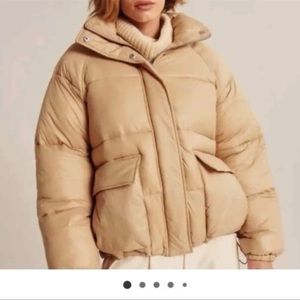 Abercrombie & fitch oversized puffer jacket
